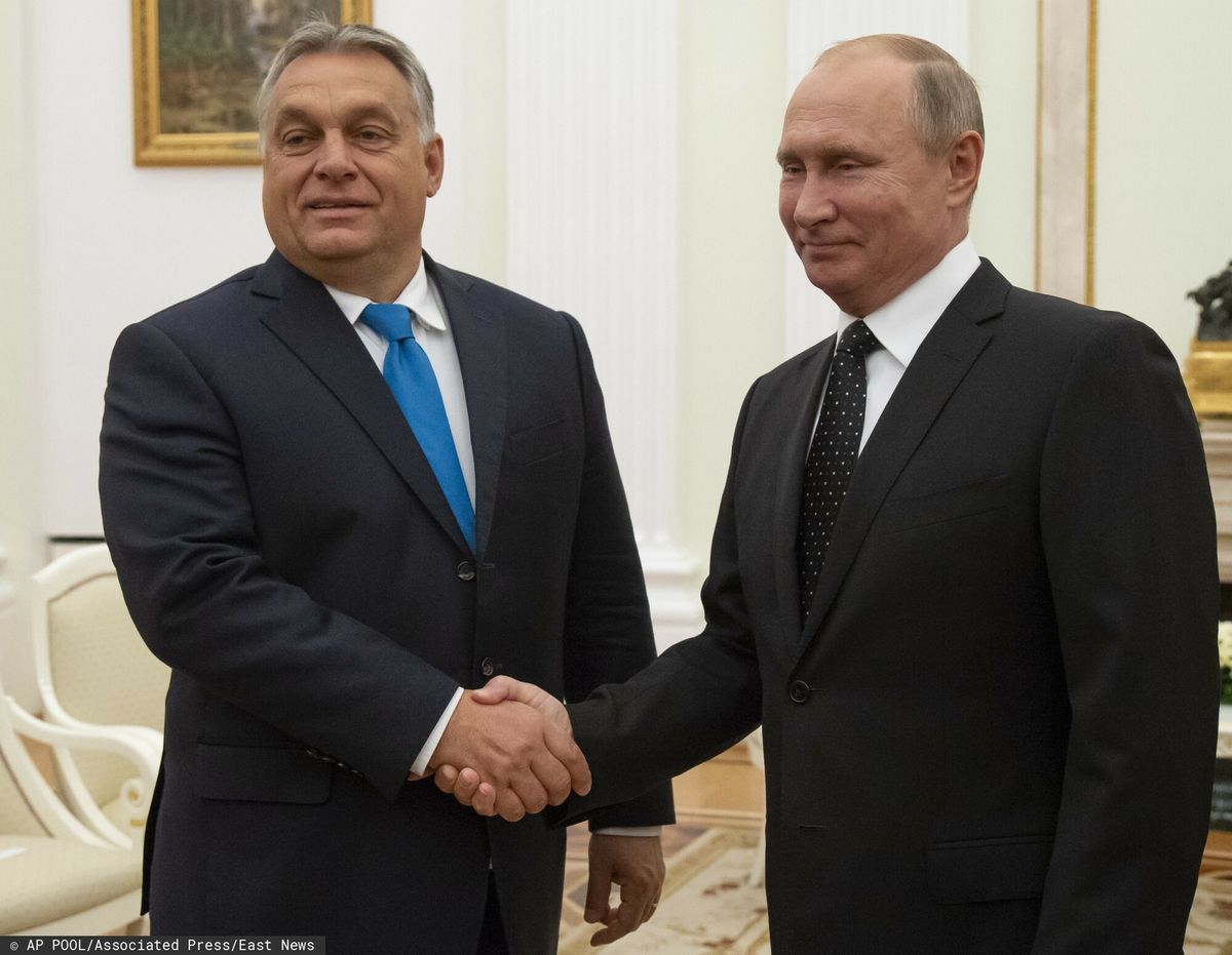 Spotkanie Orbana i Putina na Kremlu
