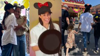 Meghan "Minnie Mouse" Markle dokazuje z Harrym, mamą i DZIEĆMI w Disneylandzie (ZDJĘCIA)