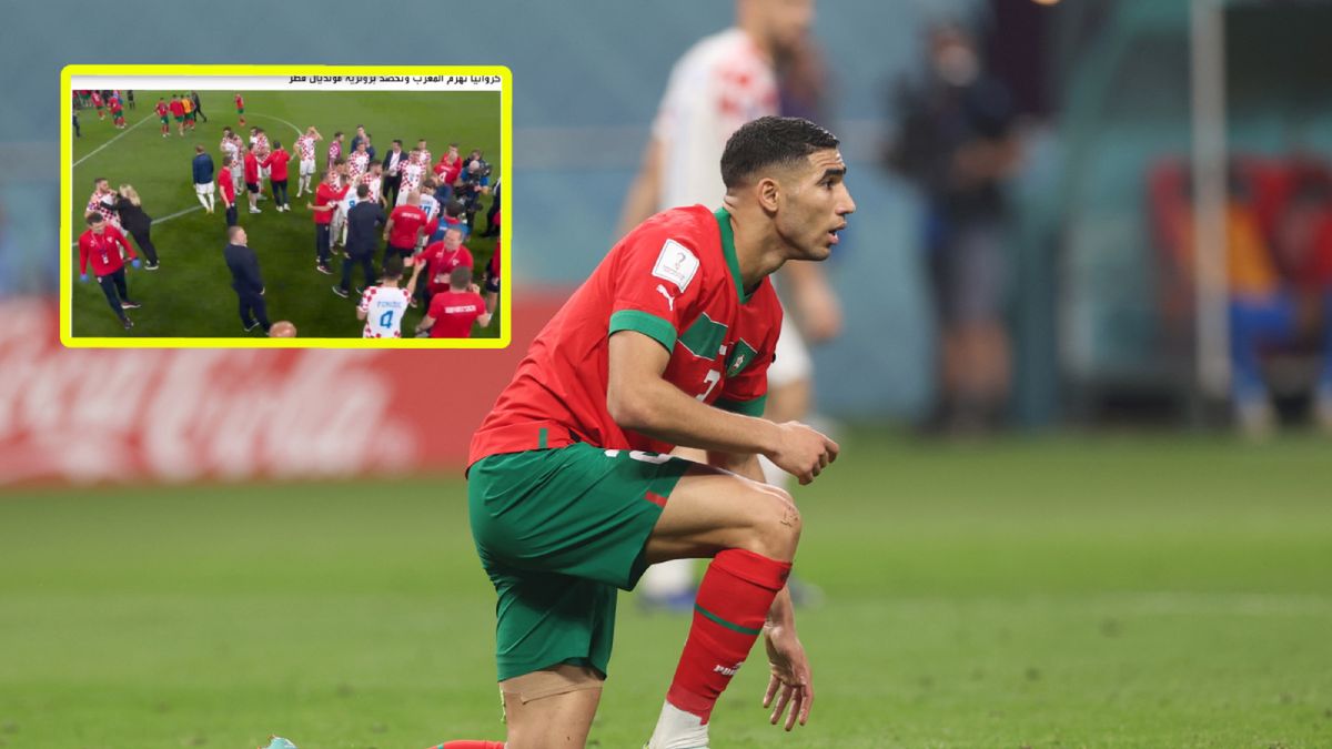 PAP/EPA / PAP/EPA/Tolga Bozoglu / Zdjęcie: Marokańskie media po porażce z Chorwacją