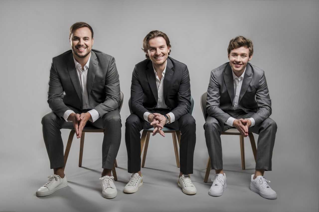 Na zdjęciu twórcy firmy: (od lewej) Paul Klanschek, Eric Demuth i Christian Trummer.