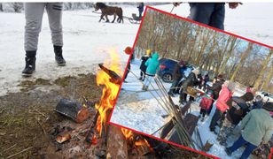 Nielegalne ognisko na 50 osób. Atrakcję zorganizowały władze wsi