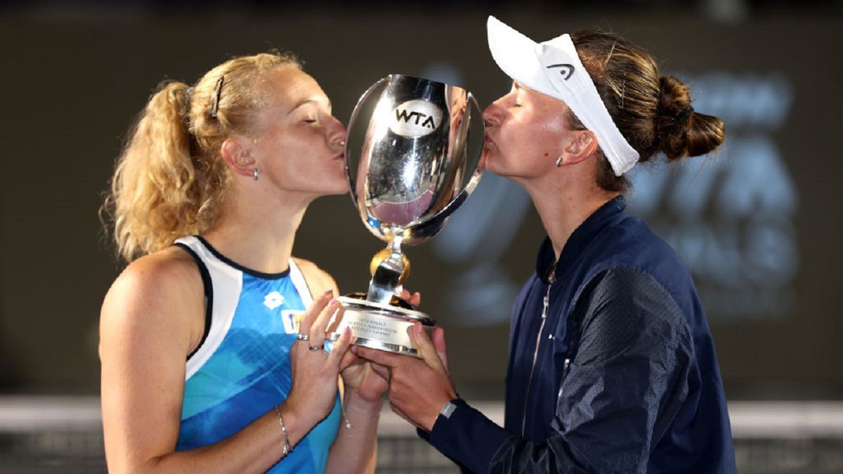 Katerina Siniakova i Barbora Krejcikova, mistrzynie WTA Finals 2021 w deblu