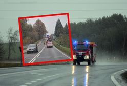 Wypadek szkolnego autobusu. Są poszkodowani