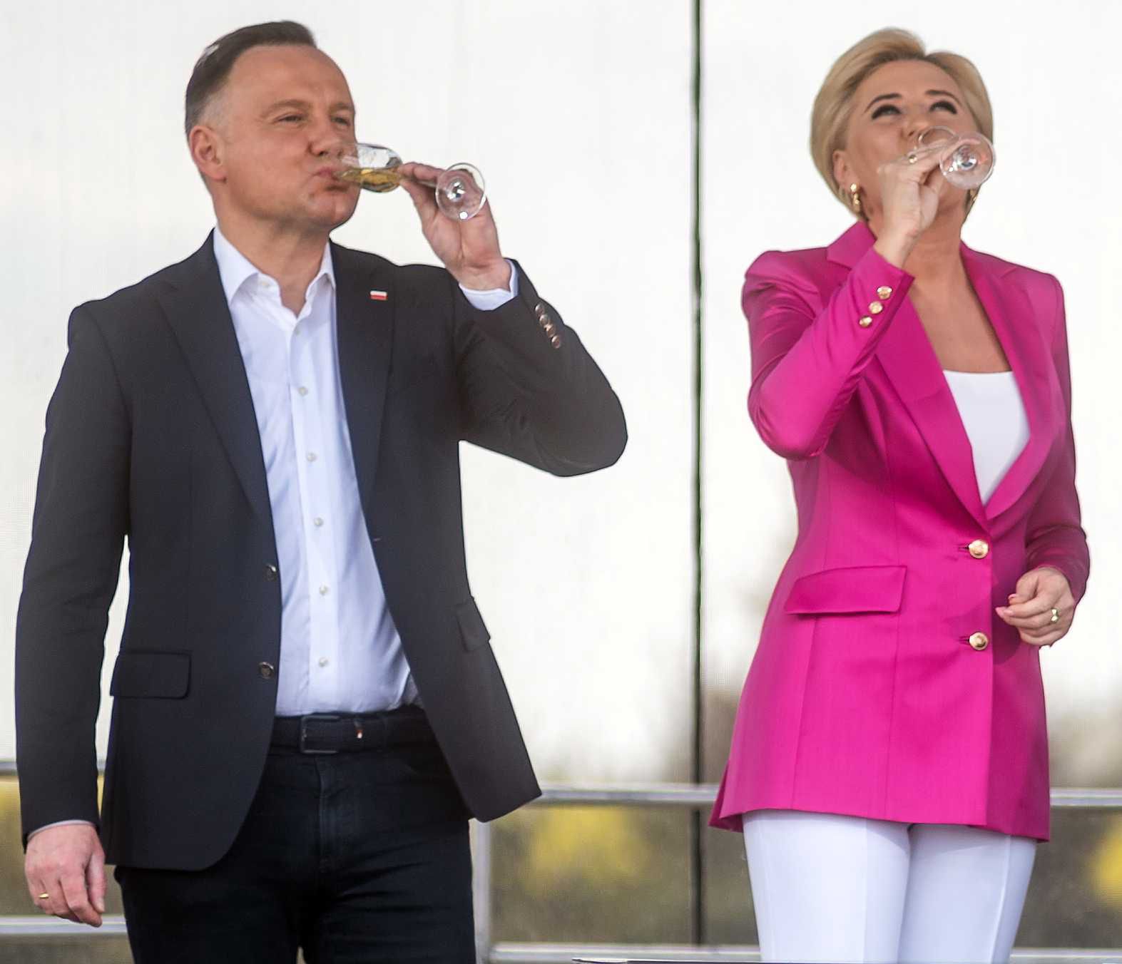 Agata Duda "chrzci" nazwaną jej imieniem odmianę tulipana