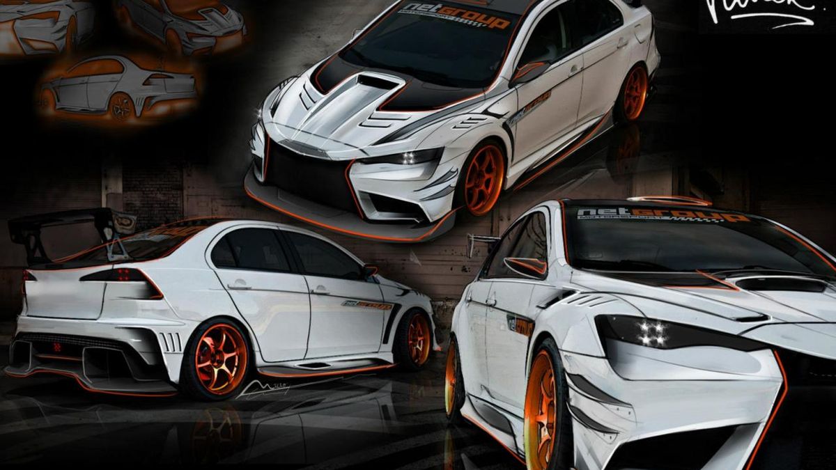 Mitsubishi Lancer EVO X według Vilnera