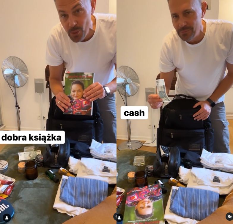 Krzysztof Ibisz pokazał, jak pakuje się na poród do szpitala