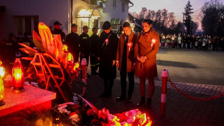 11 listopada 2021 r., Wierzchowiny, gmina Wadowice Górne. Fot. Kacper Strykowski / hej.mielec.pl