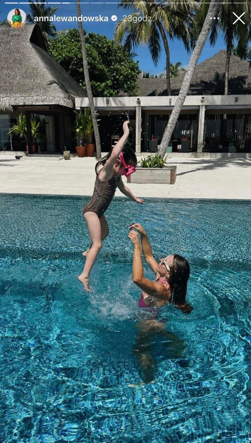 Anna i Robert Lewandowscy na wakacjach