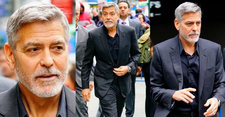 57-letni George Clooney wypełnia służbowe obowiązki w Nowym Jorku