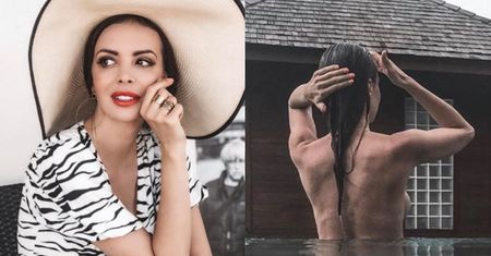 Ania Wendzikowska pozuje topless w basenie. "Szczęściarz z tego pana, który z panią podróżuje"