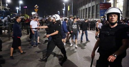 Euro 2012. 184 osoby zatrzymane po burdzie w stolicy