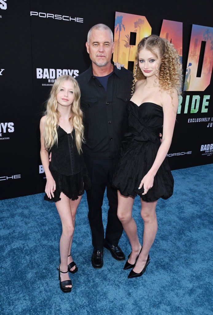 Eric Dane with his daughters