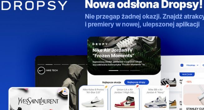 Nowa odsłona aplikacji Dropsy