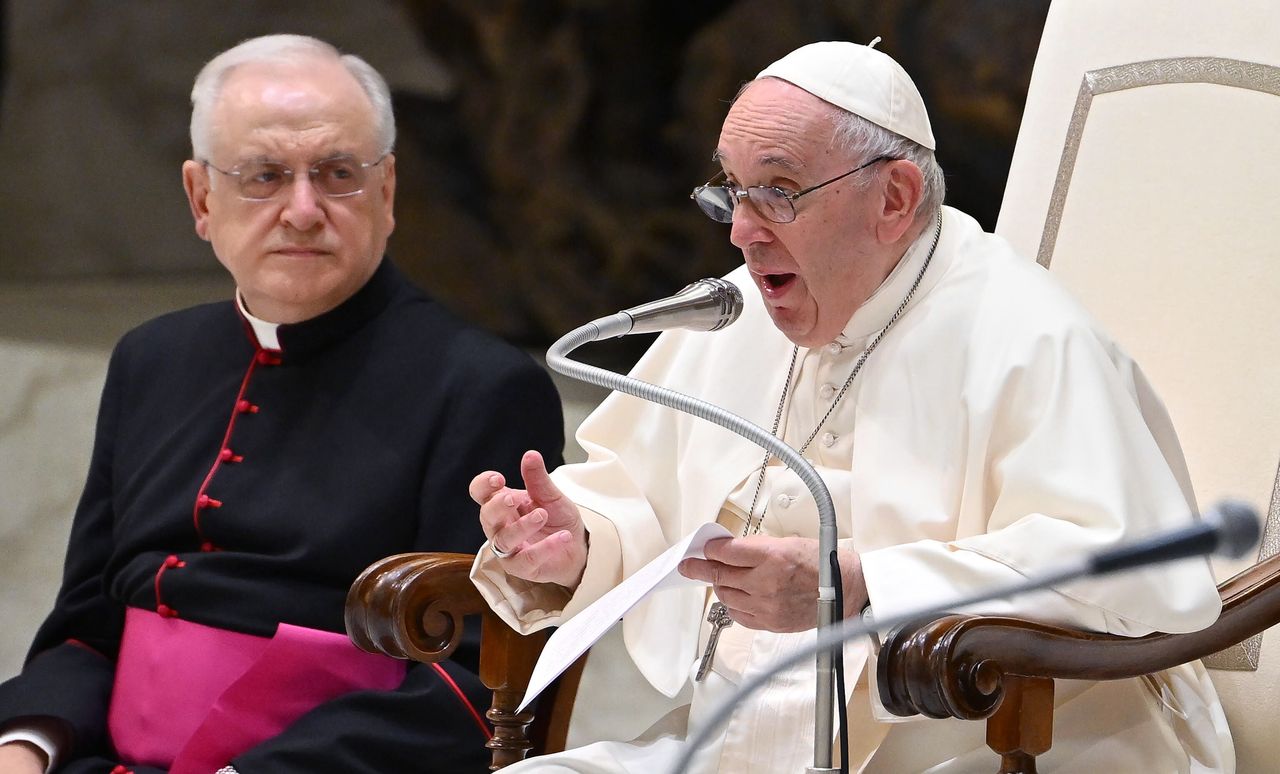 Papież Franciszek podczas środowej audiencji