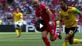 Mundial 2018. Belgia - Tunezja: gol Hazarda na 4:1 (TVP Sport)