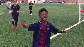 #dziejesiewsporcie: poznajecie tego chłopca? Syn legendy już strzela dla Barcelony