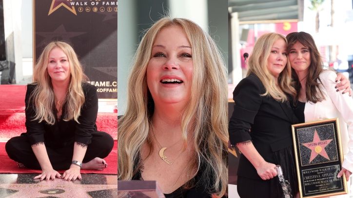 Christina Applegate odsłania swoją gwiazdę w Alei Sław