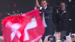 Tłumy kibiców przywitały zwycięzców Pucharu Davisa. Federer śpiewał wraz z fanami