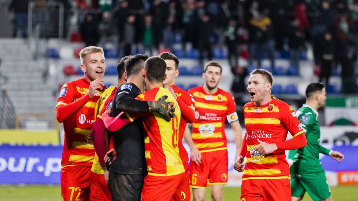 WP SportoweFakty / Tomasz Fijałkowski / Na zdjęciu: piłkarze Jagiellonii Białystok