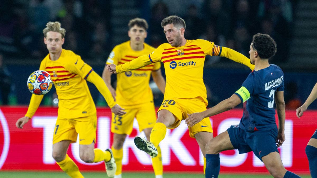 Getty Images / Tim Clayton / Sergi Roberto (po środku)
