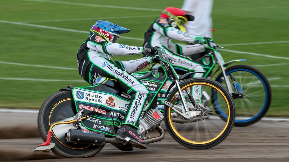 Max Fricke i Troy Batchelor w barwach ŻKS ROW-u Rybnik w sezonie 2015