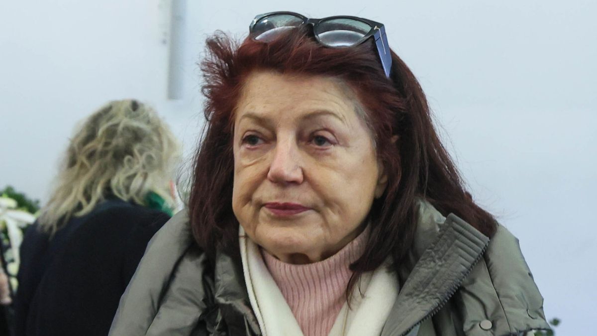 Urszula Dudziak na pogrzebie Michała Urbaniaka.