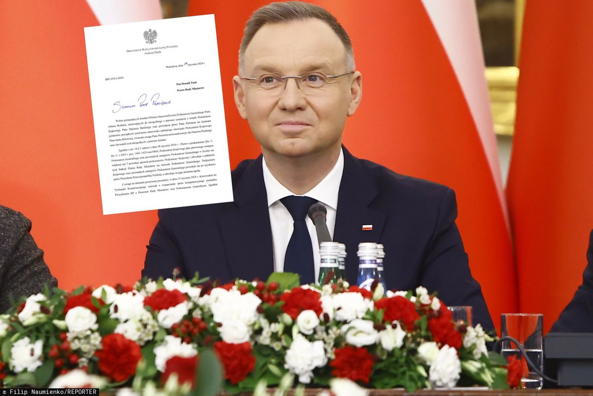 Andrzej Duda napisał list do Donalda Tuska