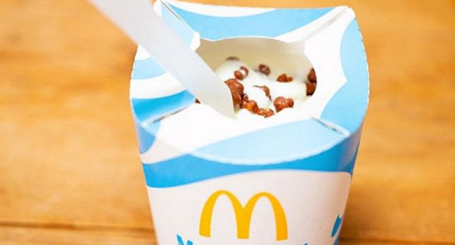 Lody McDonald’s McFlurry będą pakowane w tekturę