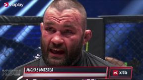 Michał Materla zwrócił się do kibiców po walce na KSW 78. Miał łzy w oczach