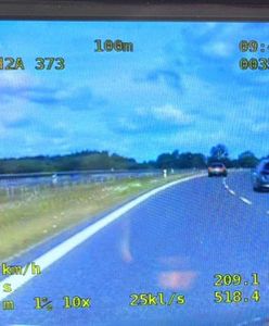 Pirat drogowy luksusowym autem pruł siódemką. Miał 206 km na liczniku