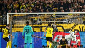 Liga Mistrzów. Borussia Dortmund - Barcelona. Kontrowersja przy rzucie karnym. Z Polakami w tle