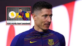 Kpią z Lewandowskiego. Hiszpanie przyznali mu żółtą kartkę