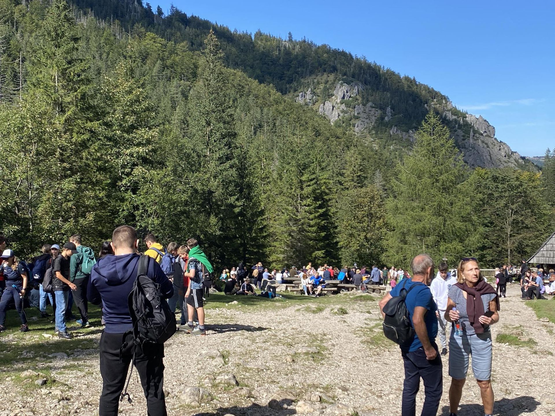 Tłumy w Tatrach w ostatni weekend kalendarzowego lata
