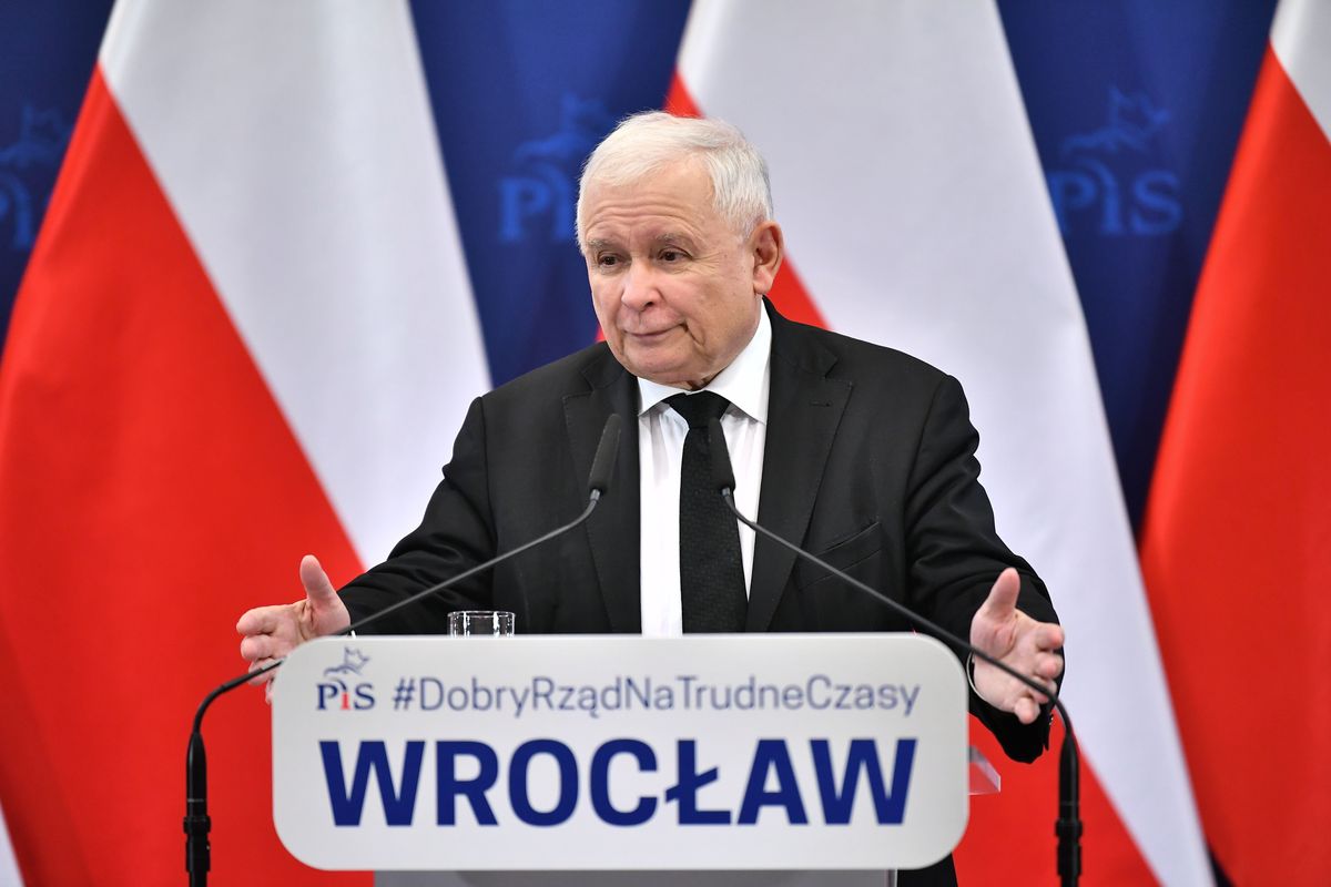 Jarosław Kaczyński z wizytą we Wrocławiu