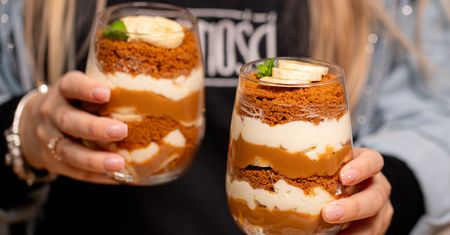 Kultowe banoffee w wersji bez pieczenia. Na widok tego deseru każdy od razu robi się głodny
