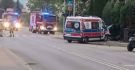 Wypadek karetki pod Siedlcami. Są ranni