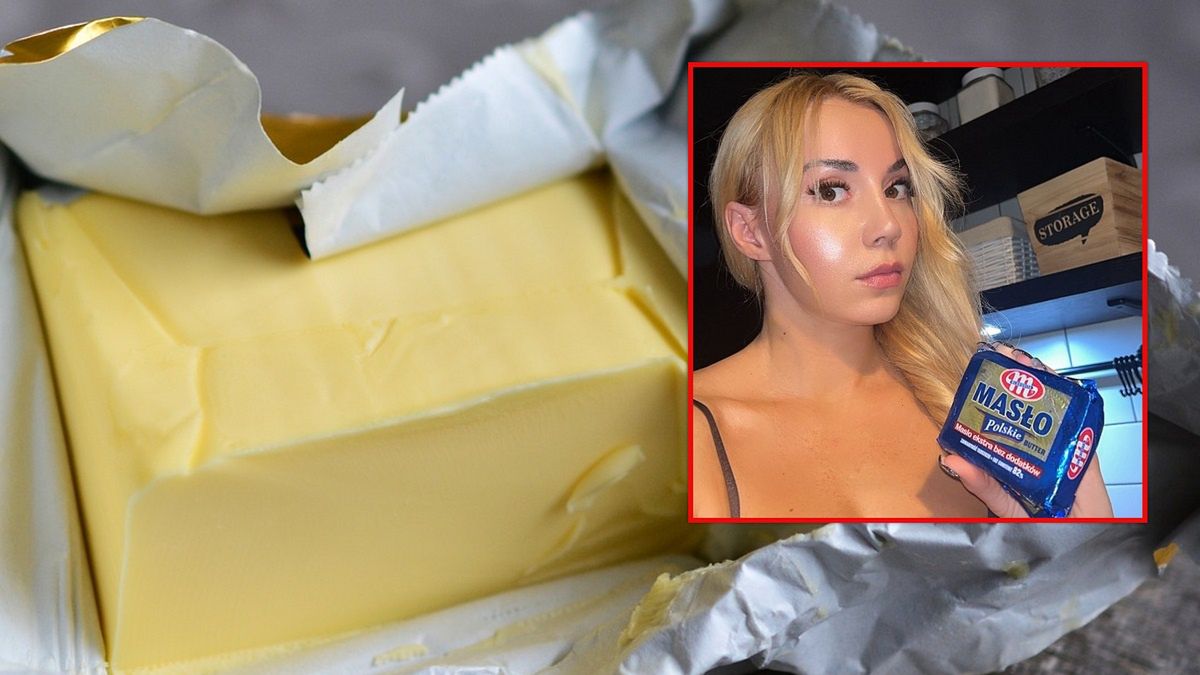 Marianna Schreiber kupiła kostkę masła.