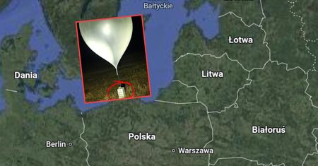 Rekordowa liczba balonów znad Białorusi nad Litwą i Łotwą