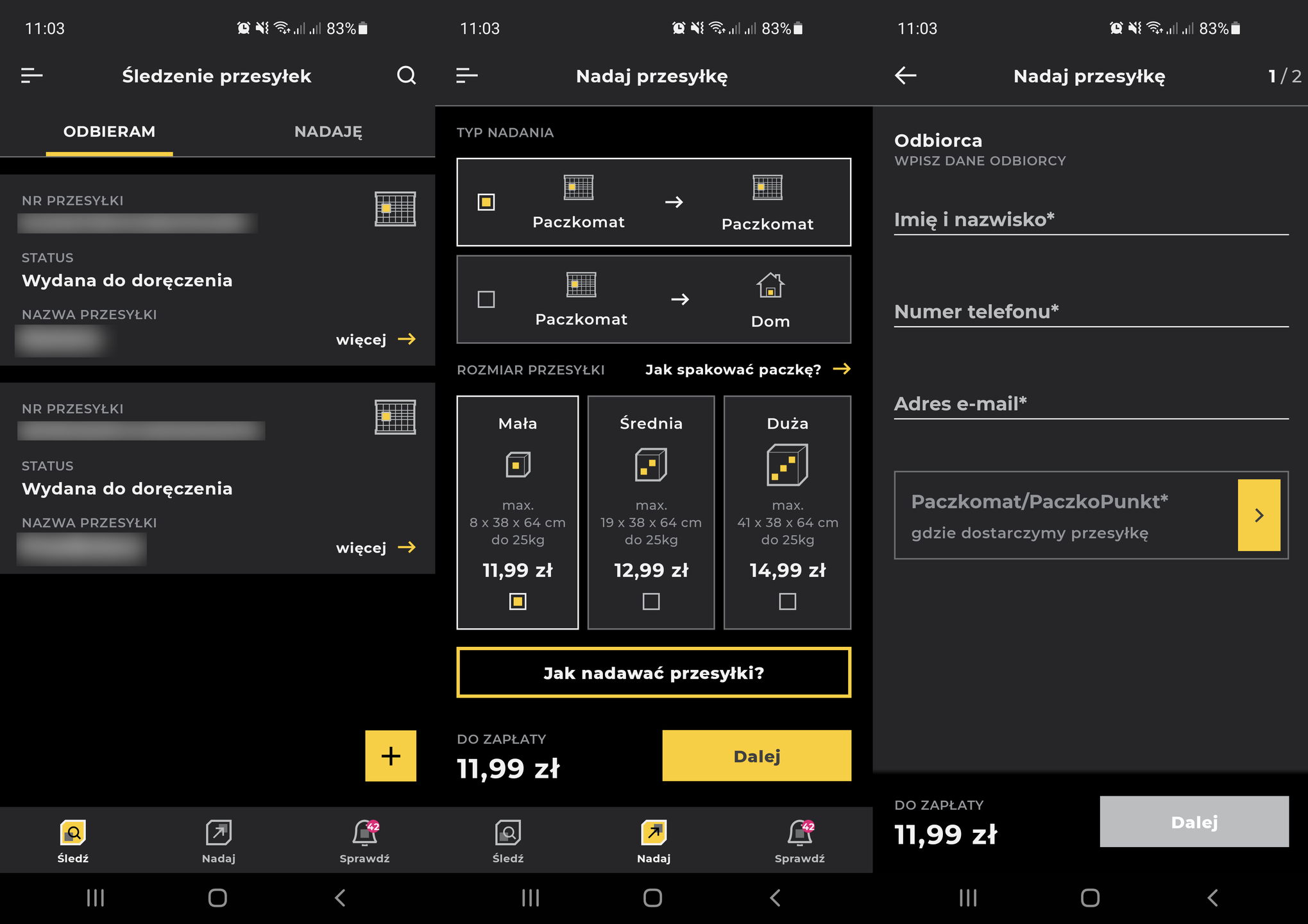 Od 1 kwietnia nadawanie paczek przy Paczkomacie będzie możliwe tylko z aplikacją InPost, fot. Oskar Ziomek.