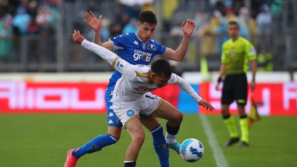 PAP/EPA / Na zdjęciu: mecz Empoli - Napoli