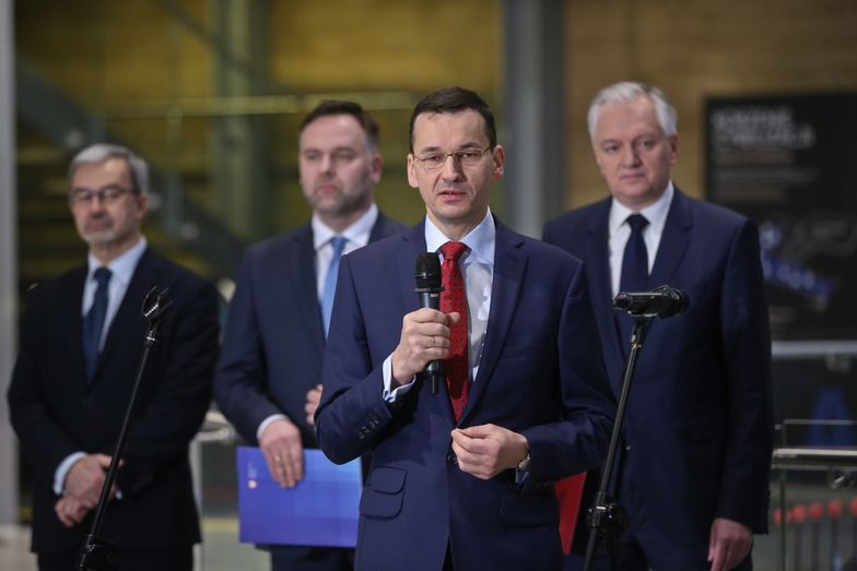 Mateusz Morawiecki podczas powołania Rady ds. Innowacyjności, 11 stycznia, Warszawa