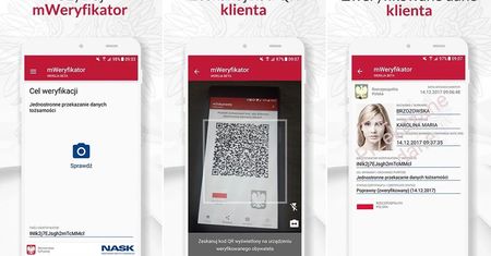 mWeryfikator pozwala sprawdzić mTożsamość klienta