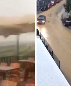 Potężne burze na Bałkanach. Ulice Chorwacji i Słowenii zamieniły się w potoki