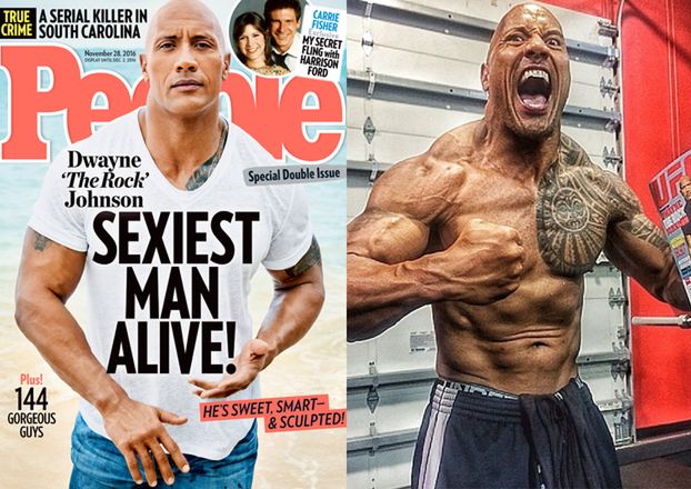 Dwayne Johnson "Najseksowniejszym Mężczyzną Świata" magazynu "People" (ZDJĘCIA)