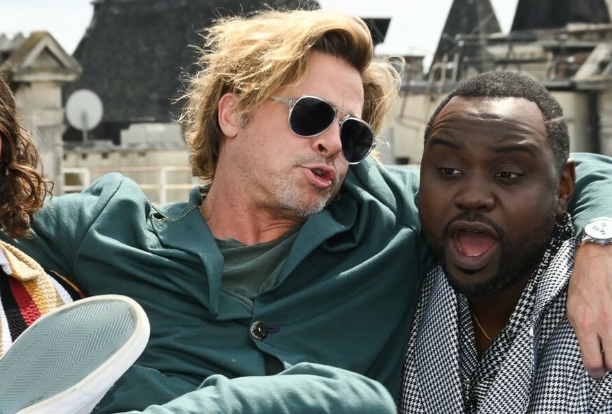 Swawolny Brad Pitt promuje "Bullet Train" w Londynie