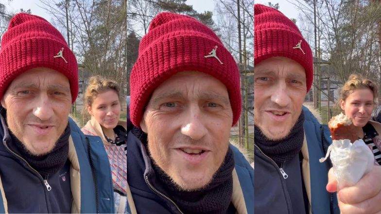 Tomasz Jakubiak nadaje z żoną z parku i studzi entuzjazm fanów