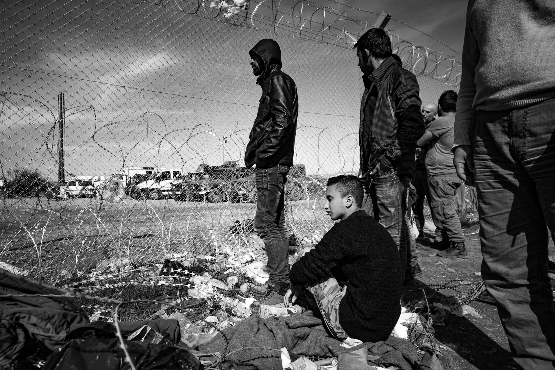 Szymon Barylski przez miesiąc fotografował obóz dla uchodźców między Grecją, a Macedonią 12