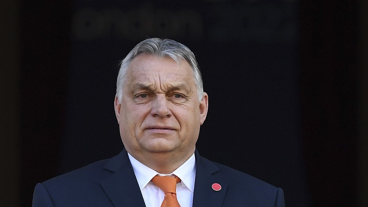 Viktor Orban, Hungary's prime minister, arrives ahead of Visegrad Four Group and U.K. talks in London, U.K., on Tuesday, March 8, 2022. Orban and his counterparts from Poland, Czech Republic and Slovakia are scheduled to discuss European security with U.K. Prime Minister Boris Johnson in London. Photographer: Andy Rain/EPA/Bloomberg via Getty Images