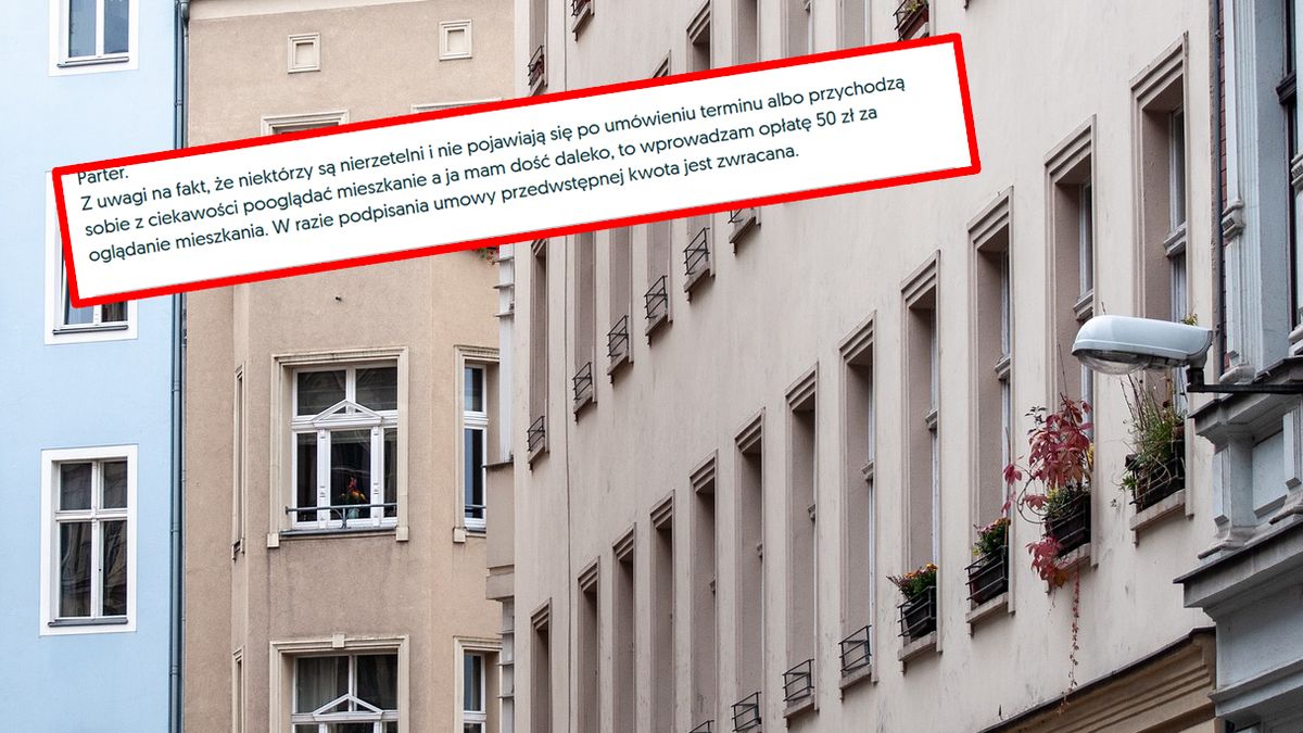 50 zł za oglądanie mieszkania? To opłata, której żąda sprzedawca