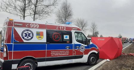Winowo. Tragiczny wypadek. Auto wyleciało w powietrze